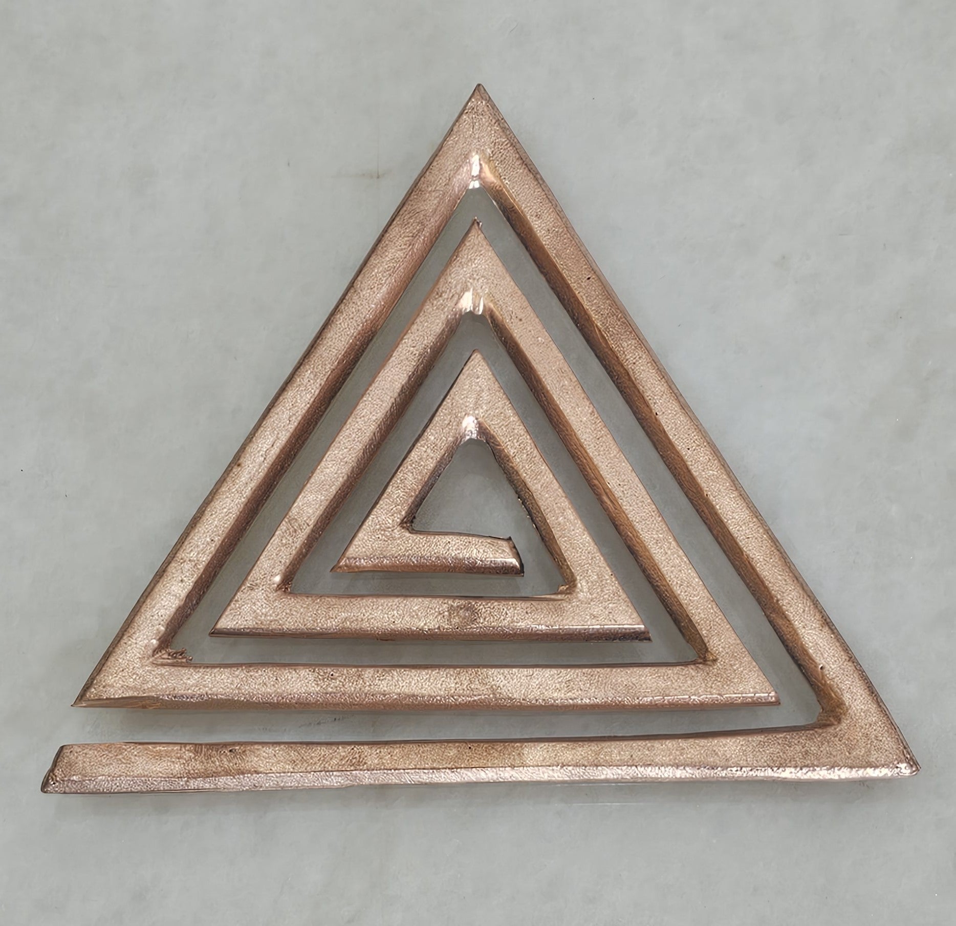 Copper Triangular Helix